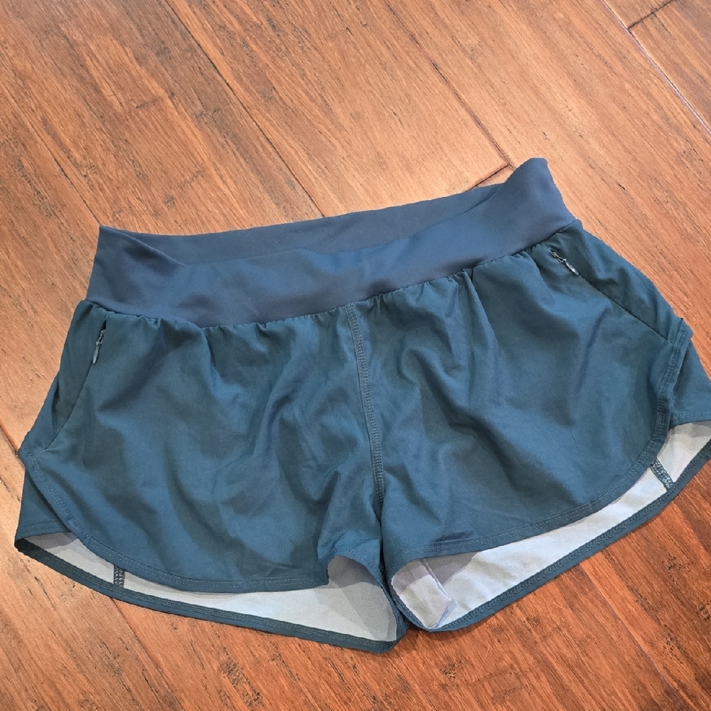 Senita Teal Athletic Shorts
